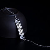 925 Silver Bracelet Vintage Chain Pendant Chinese Style