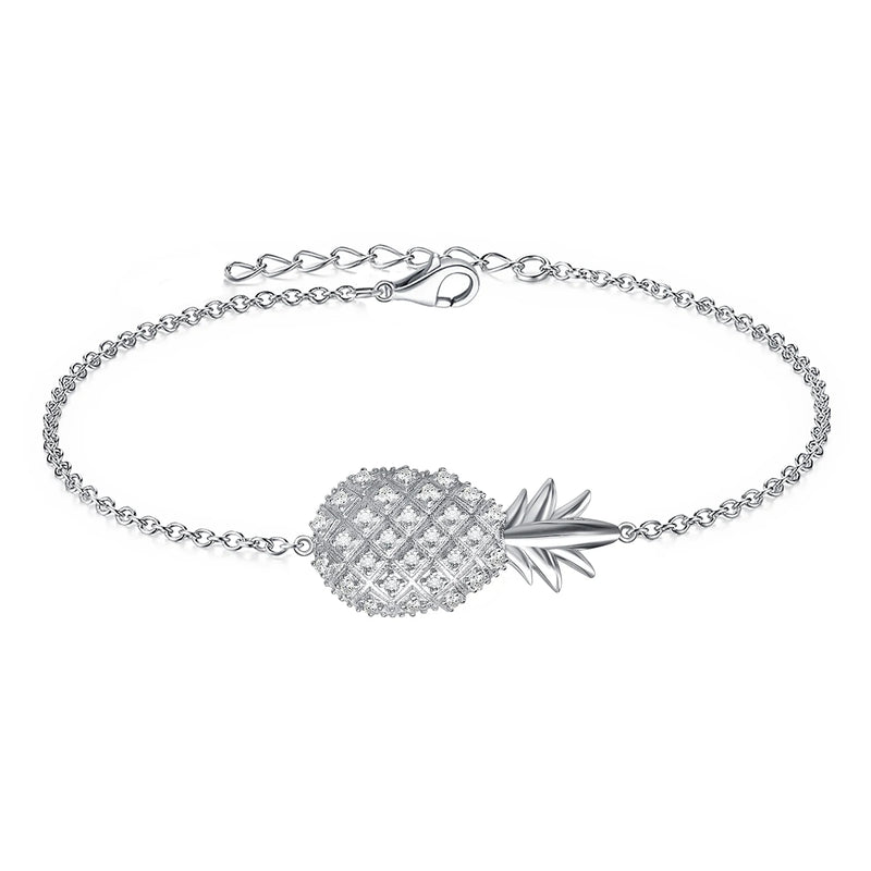925 Silver Heartbeat Bow Dolphin Summer Bracelet