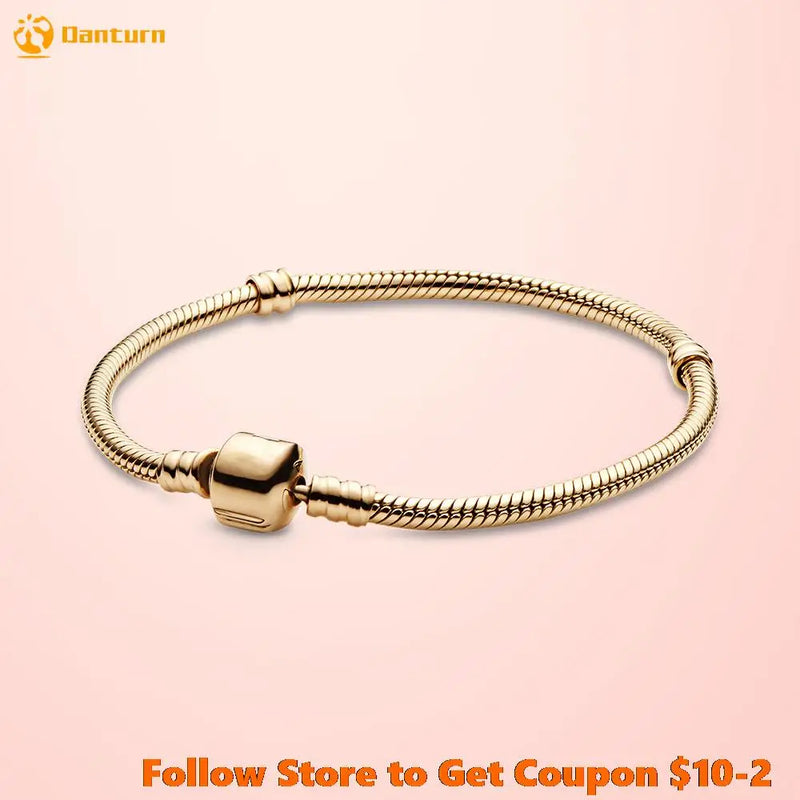 925 Sterling Silver Snake Chain Bracelet for Women