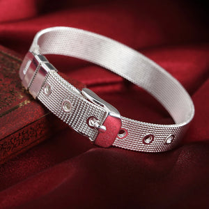 925 Silver Bracelets Chain for Women Wedding Party Jewelry
