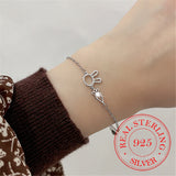 925 Silver Bracelet Rabbit Chain Adjustable Party Jewelry Gift