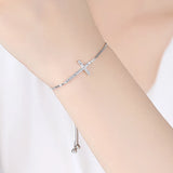 925 Sterling Silver Bracelets for Women Adjustable Friendship Bracelets