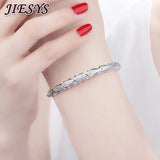 925 Sterling Silver Bracelet for Women Bangle Adjustable