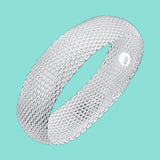 925 Silver Braided Bangles Women Wedding Party Jewelry
