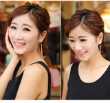 925 Silver Bridal Beads Tassel Earrings For Women Brincos S-E62