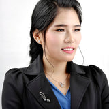 925 Silver Zircon Mosaic Brooch for Women
