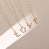 925 Sterling Silver Butterfly Zircon Pendant Necklace Pearls Wedding Gift