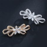 925 Silver Butterfly Brooch Bridal Wedding Dress Accessories Jewelry