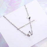 925 Silver Butterfly Charm Bracelet Women's Jewelry Gift