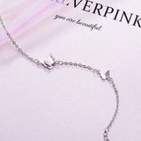 925 Silver Butterfly Charm Bracelet Women's Jewelry Gift