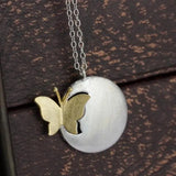 925 Sterling Silver Butterfly Necklace for Women Gift