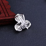 925 Silver CZ 10-12mm Pearl Round Bead Semi Mount Pendant