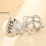 925 Silver CZ Mount Pendant Pearl Crown Cage Setting Pave Locket Dangle Charm