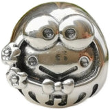 925 Silver Frog Dharma Charm Bead for Jewelry