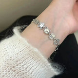 Sterling Silver Cartoon Gingerbread Man Bear Bracelet Jewelry Charm