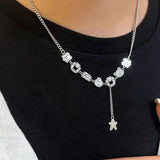 925 Silver Gingerbread Man Bear Jewelry Set
