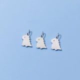 925 Sterling Silver Dinosaur Charms Necklace DIY Women Jewelry Making