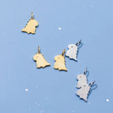925 Sterling Silver Dinosaur Charms Necklace DIY Women Jewelry Making