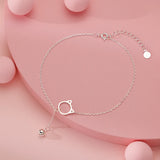 925 Sterling Silver Cat Anklet Sweet Temperament All-matching Foot Chain
