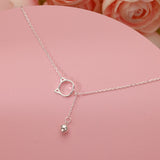 925 Sterling Silver Cat Anklet Sweet Temperament All-matching Foot Chain