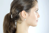 925 Sterling Silver Cat Clip on Earrings Ear Cuff For Women Girl Lady