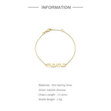 925 Silver Mama Bracelet European American Mother's Gift