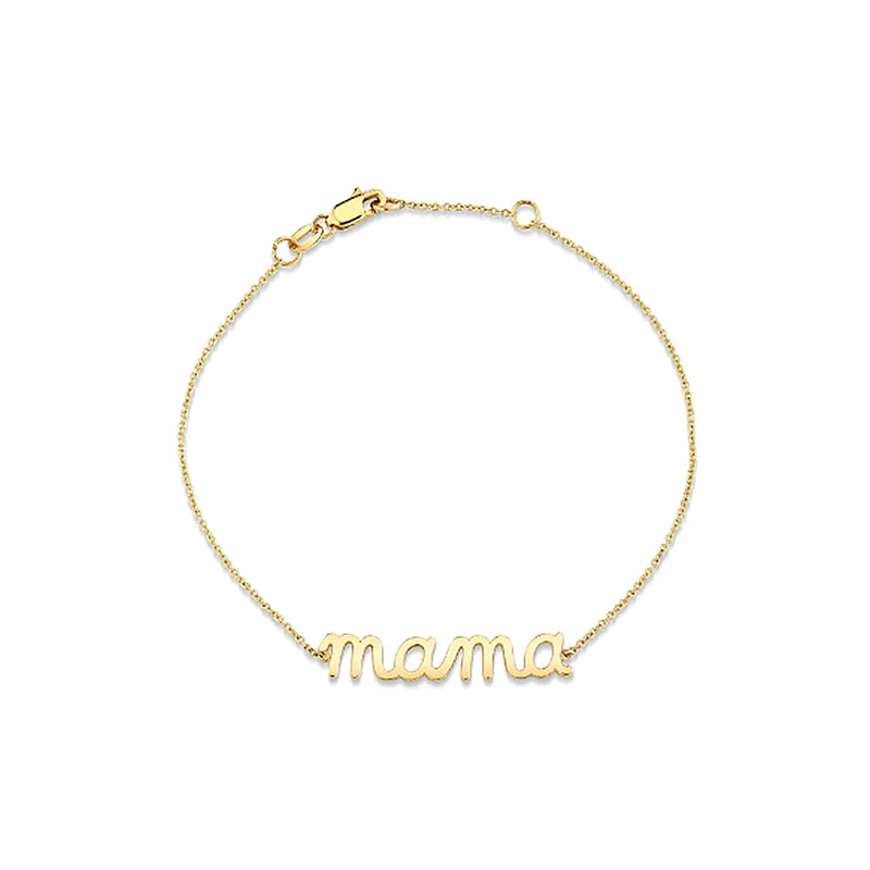 925 Silver Mama Bracelet European American Mother's Gift
