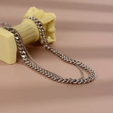 925 Silver Choker Necklace Wide Fine Jewelry Wedding Gift