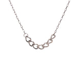 925 Silver Chain Choker Necklace Women Fine Jewelry Wedding Party Gift