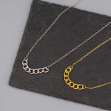 925 Silver Chain Choker Necklace Women Fine Jewelry Wedding Party Gift