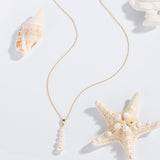 925 Silver Chain Necklace Freshwater Pearl Pendant Jewelry