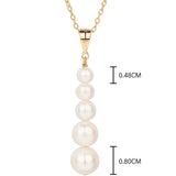 925 Silver Chain Necklace Freshwater Pearl Pendant Jewelry