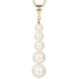 925 Silver Chain Necklace Freshwater Pearl Pendant Jewelry