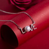 925 Sterling Silver Chain Necklace Romantic Valentines Jewelry for Women Girls