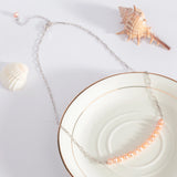 925 Silver Chain Necklace Freshwater Pearl Jewelry