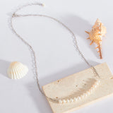 925 Silver Chain Necklace Freshwater Pearl Jewelry