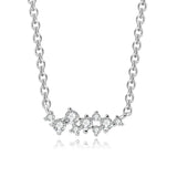 925 Silver CZ Constellation Necklace for Women