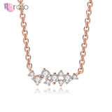 925 Silver CZ Constellation Necklace for Women