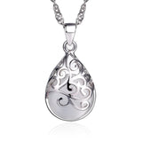 925 Silver Moonstone Pendant Necklace for Women