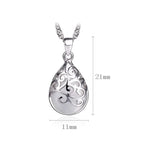 925 Silver Moonstone Pendant Necklace for Women