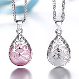 925 Silver Moonstone Pendant Necklace for Women