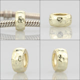 925 Sterling Silver Charm Heart Diamond Love Space Beads for Bracelet