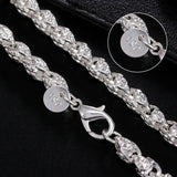 925 Silver Dragon Head Chain Necklace for Party Wedding Gift