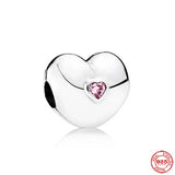 925 Sterling Silver Princess Rose Lover Charm Pendant Beads
