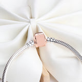 925 Sterling Silver Charm Bead Bracelet For Women Original Rose Charms Bracelets