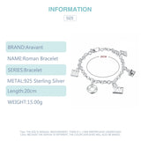 925 Silver Charm Bracelet Chain for Women Jewelry