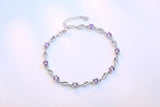 925 Sterling Silver Charm Bracelet Romantic Style