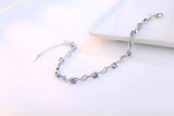 925 Sterling Silver Charm Bracelet Romantic Style