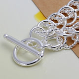 925 Silver Charm Bracelet Bridal Jewelry