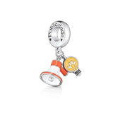 925 Silver Charm Chi Hua Hua Elephant Unicorn Pendant Bead Bracelet Necklace DIY
